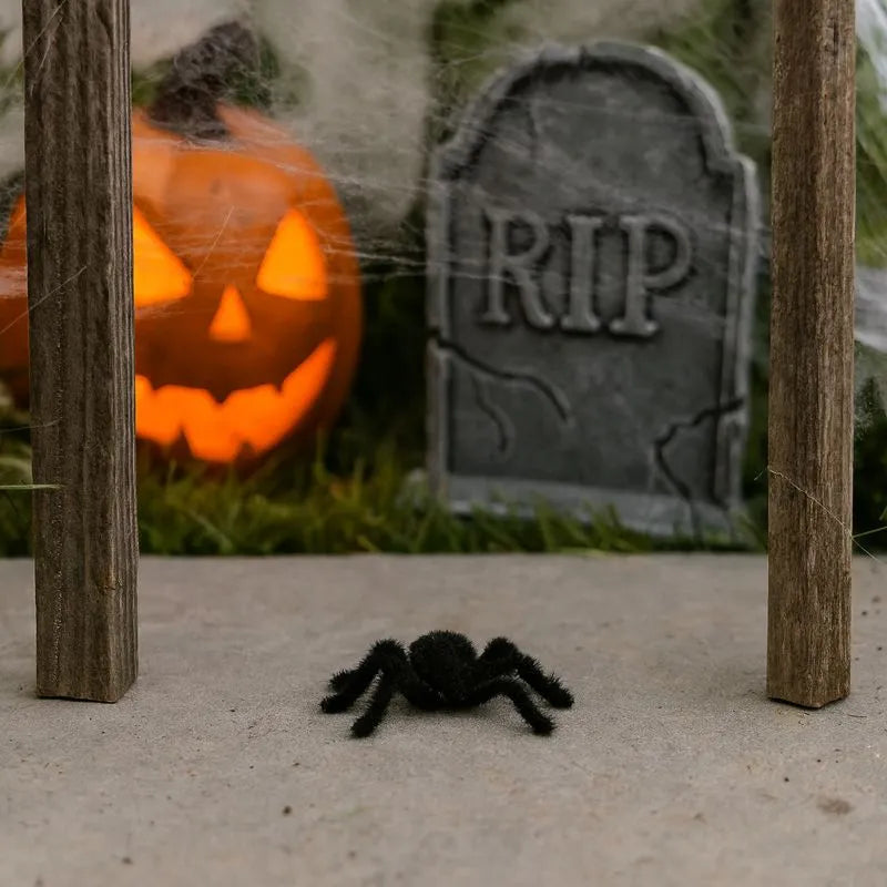 Araignée en Peluche Réaliste