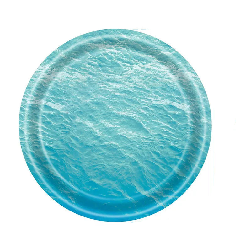 Assiette Anniversaire Mer Bleu