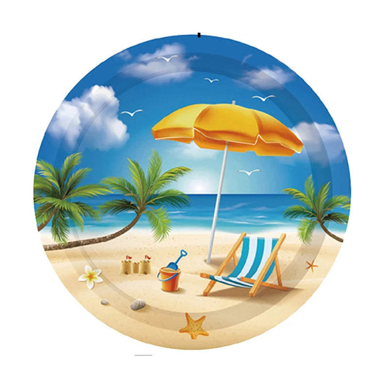 Assiette Anniversaire Plage