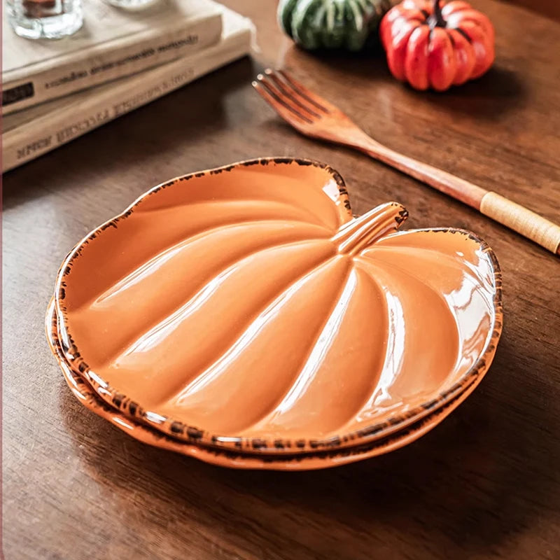 Assiette Citrouille Orange