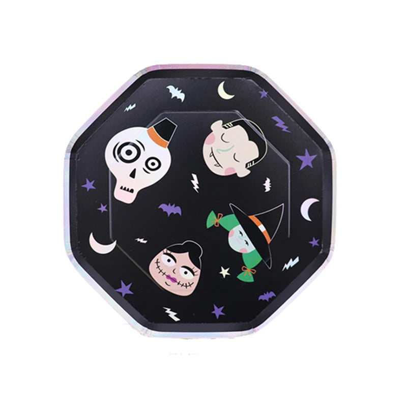 Assiette Halloween Hexagonale Unique