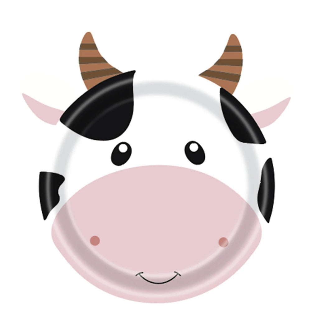 Assiette Jetable Vache