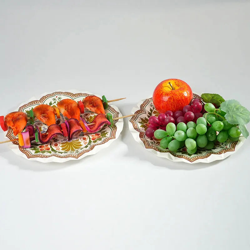 Assiette Jetable Vintage Résistante