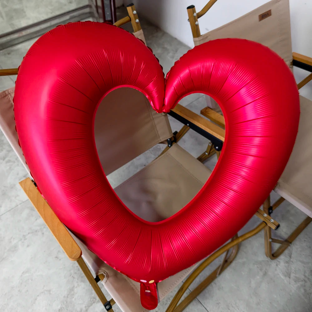 Ballon Cœur Rouge Design Chic