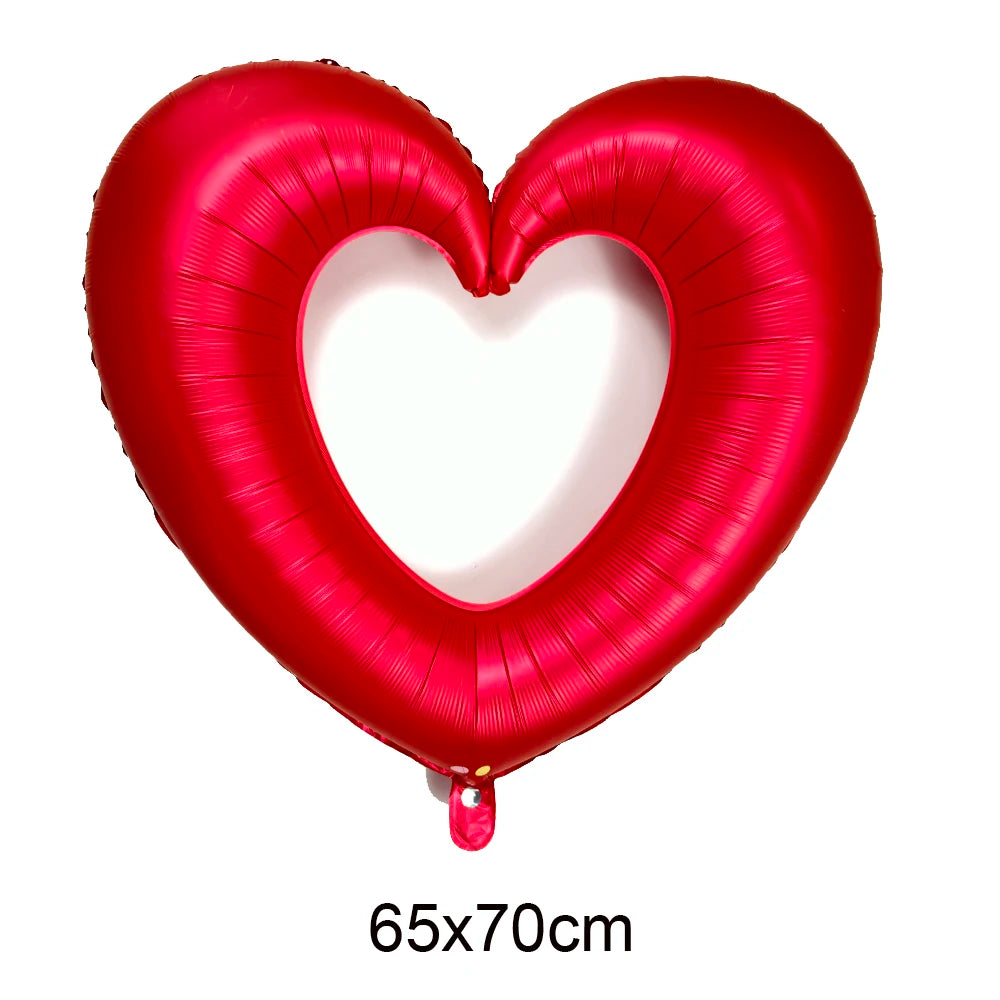 Ballon Cœur Rouge Design durable