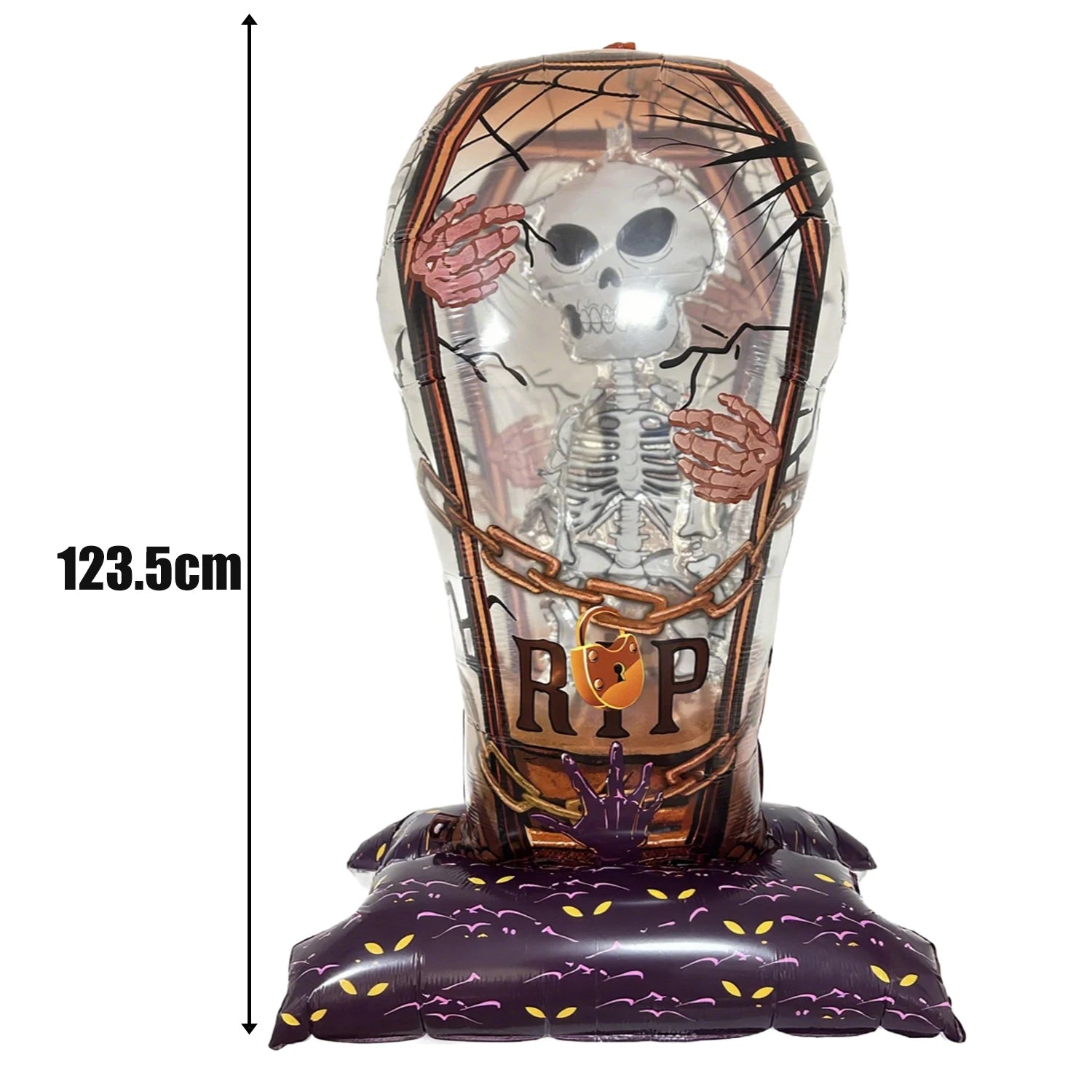 Ballon Géant Halloween Cercueil Chic