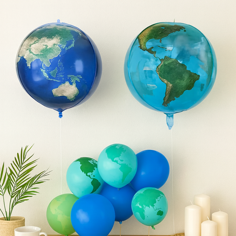 Ballon Gonflable Carte du Monde