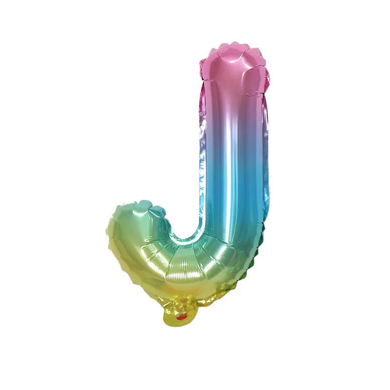 Ballons Lettre Dégradés Colorés Pas cher