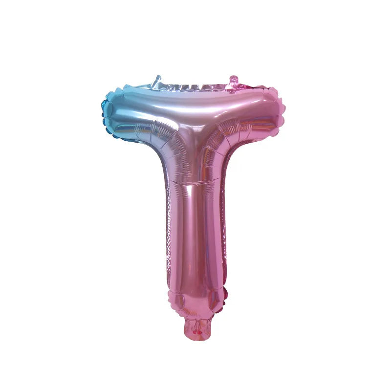 Ballons Lettre Dégradés Colorés T