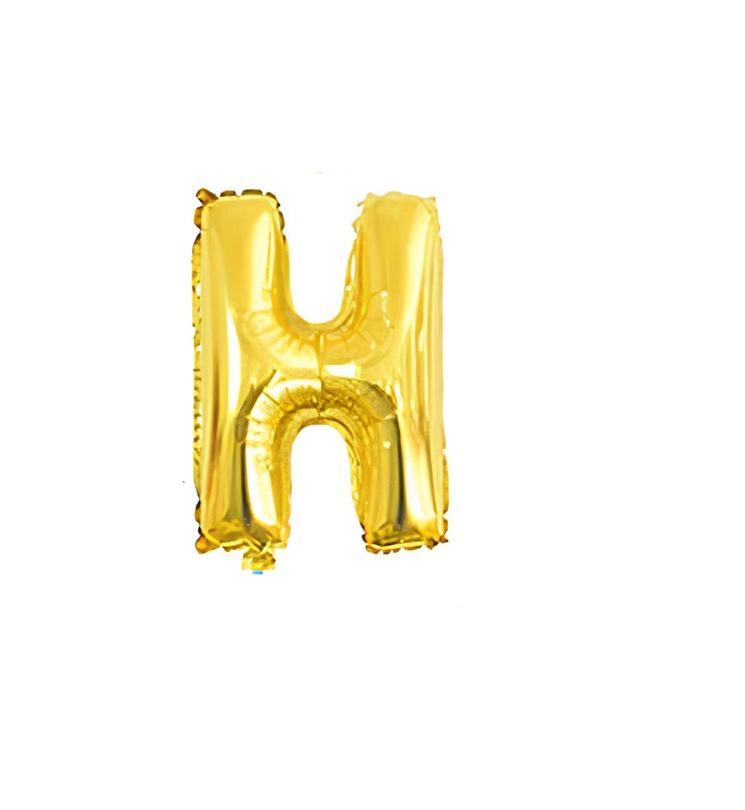 Ballons Lettres Dorés H