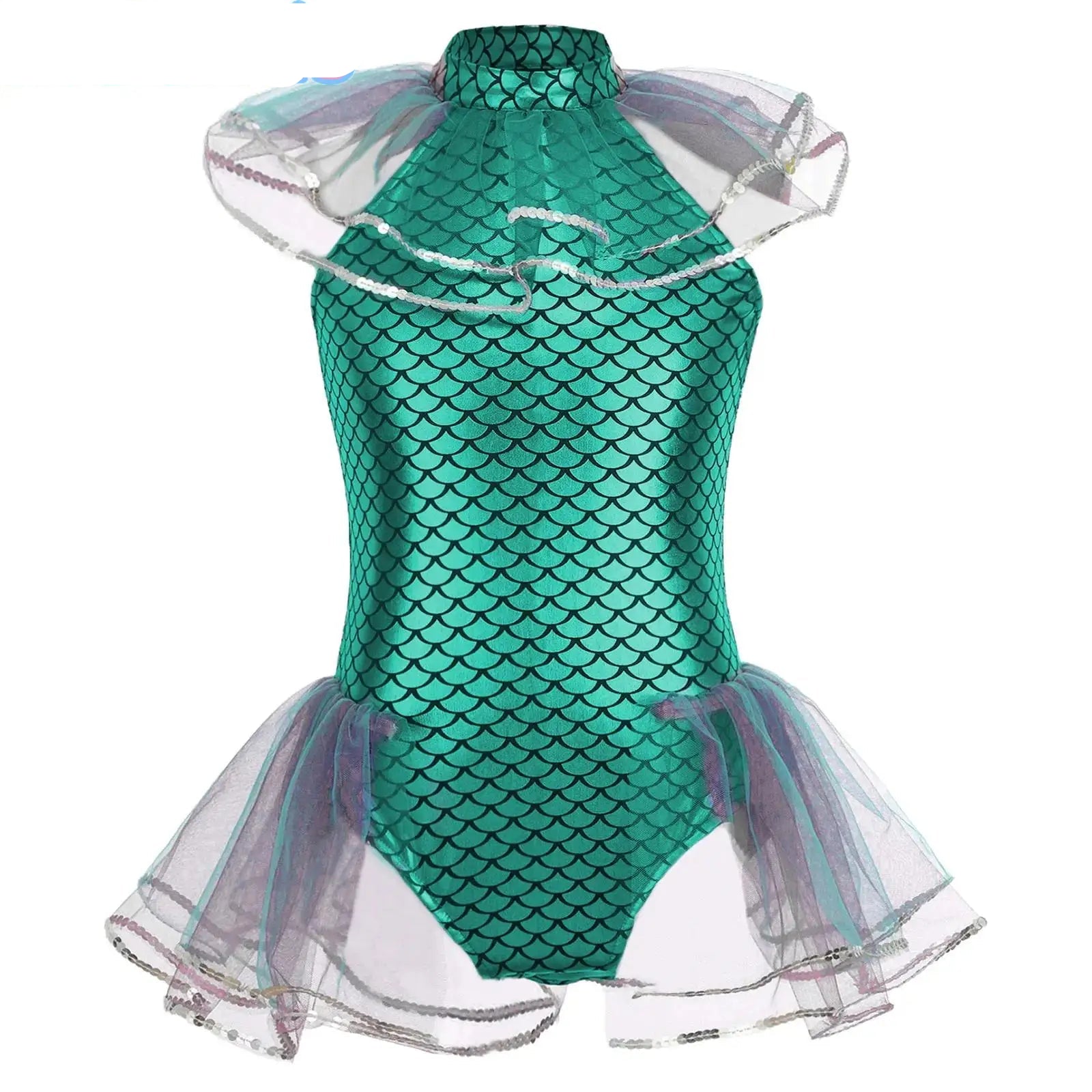 Bodysuit Sirène Enfant Vert tendance