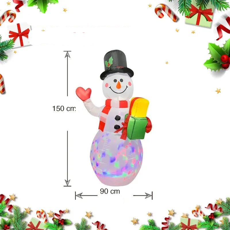 Bonhomme De Neige Noël Gonflable stylé
