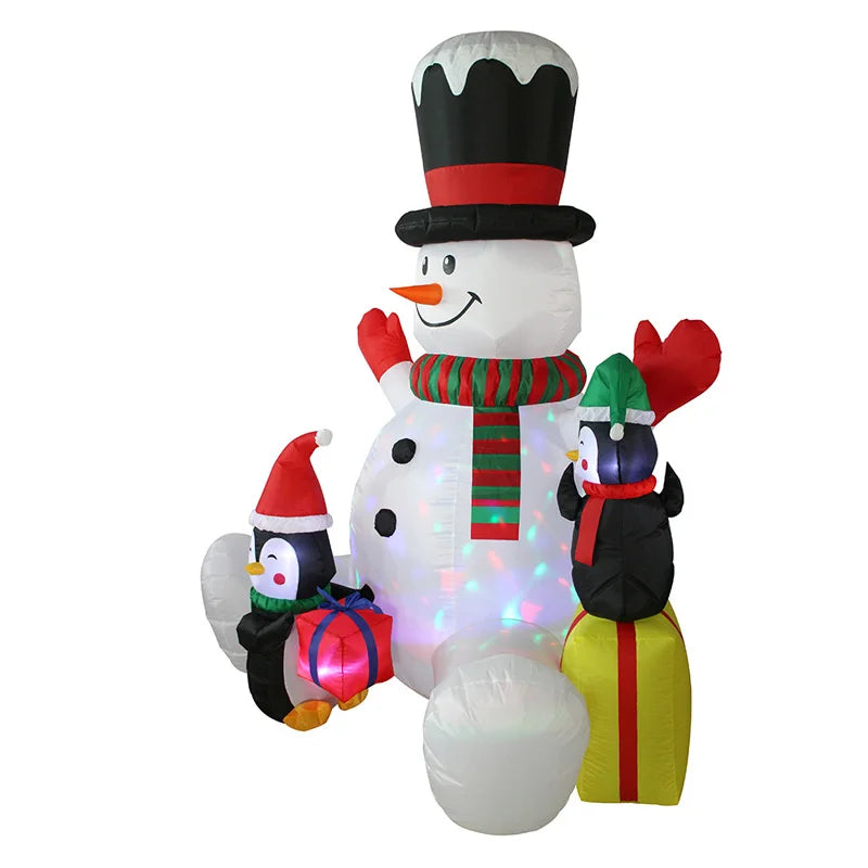 Bonhomme de Neige Gonflable Extérieur adorable