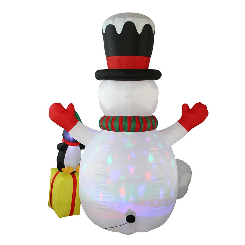 Bonhomme de Neige Gonflable Extérieur décoratif