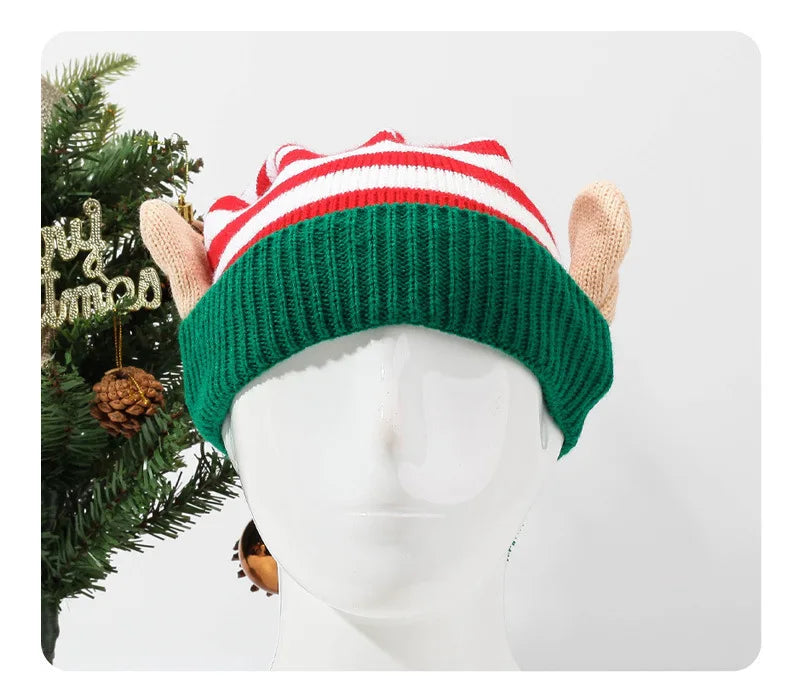 Bonnet de Noël Original à Oreilles hunoristique