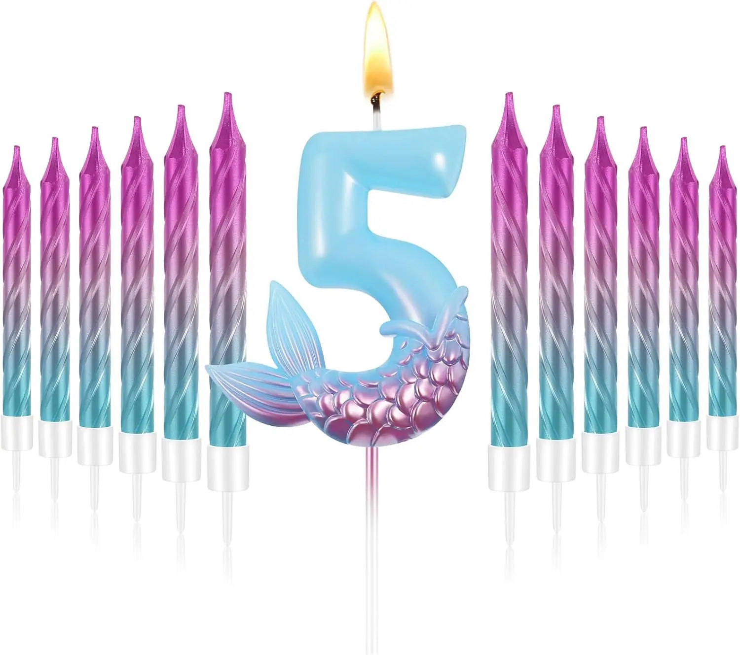 Bougie Chiffre Sirène