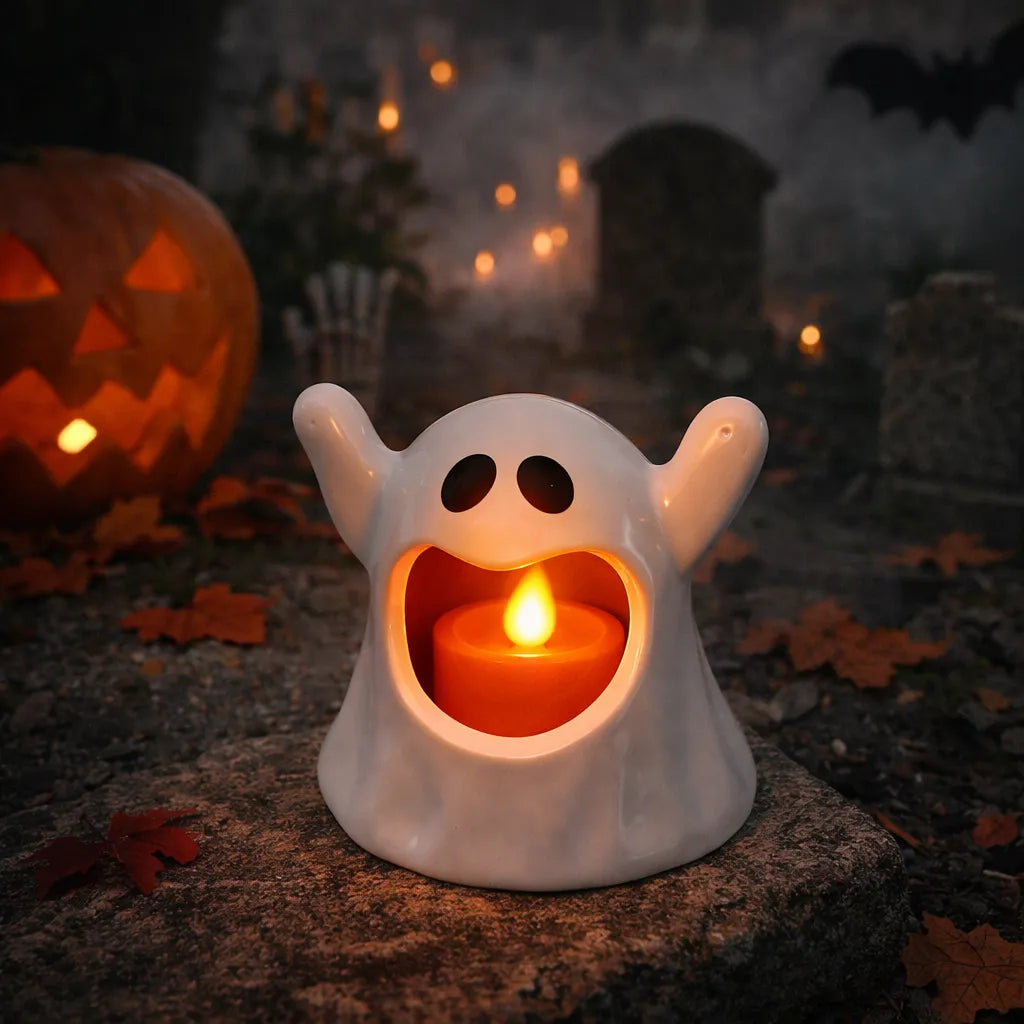 Bougie Fantôme Blanc LED