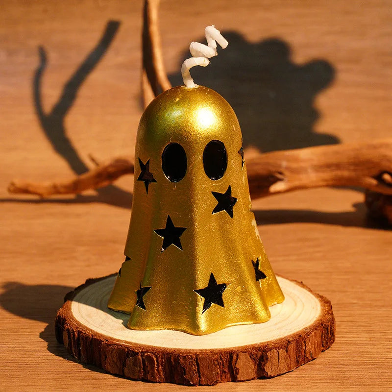 Bougie Fantôme Dorée