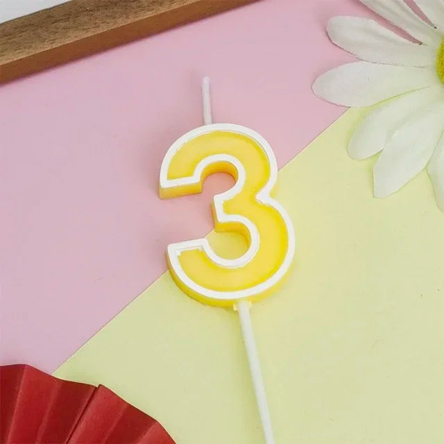 Bougie Numérique Jaune