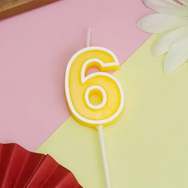 Bougie Numérique Jaune