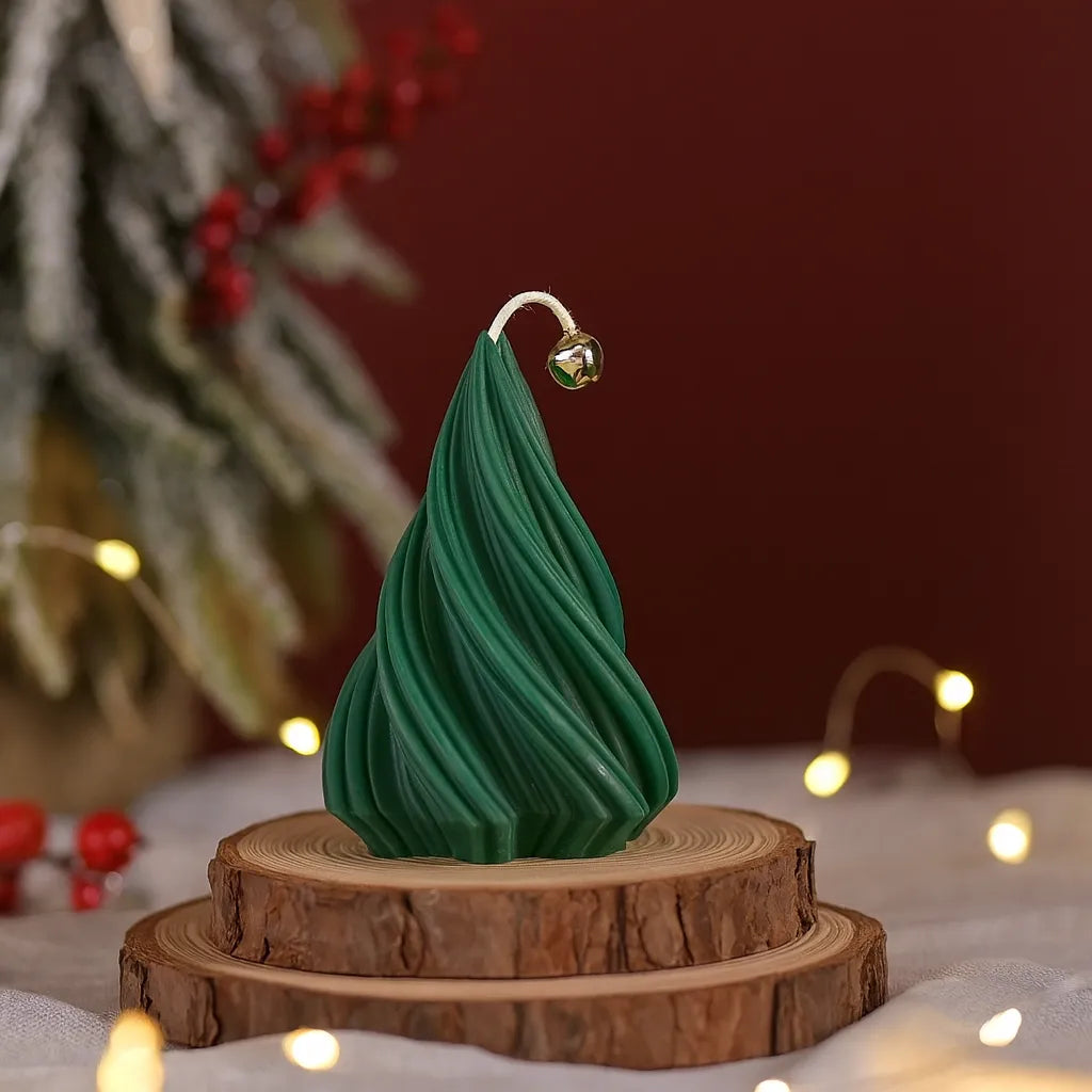 Bougie Sapin Vert Tourbillonnant