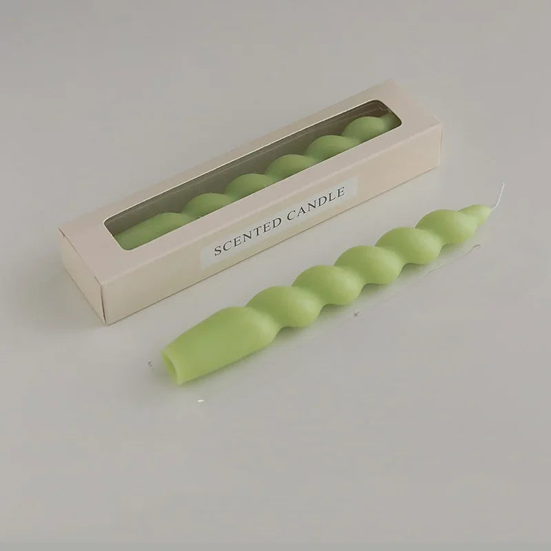 Bougie Spirale Verte