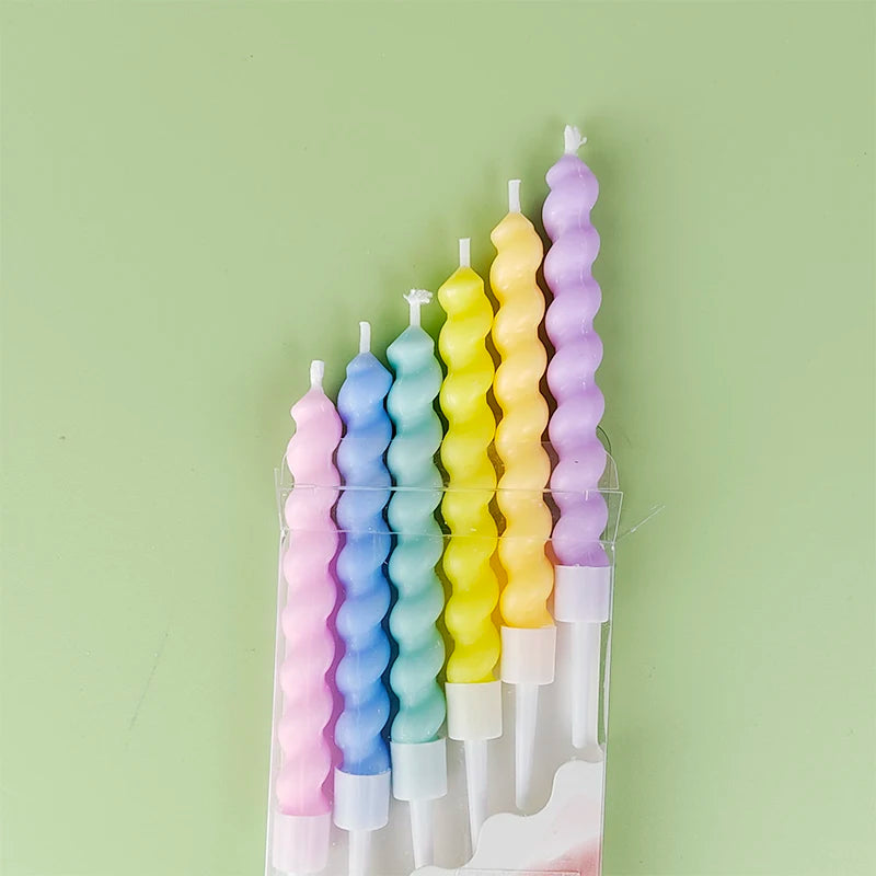 Bougies Aux Couleurs de l’Arc en Ciel Unique