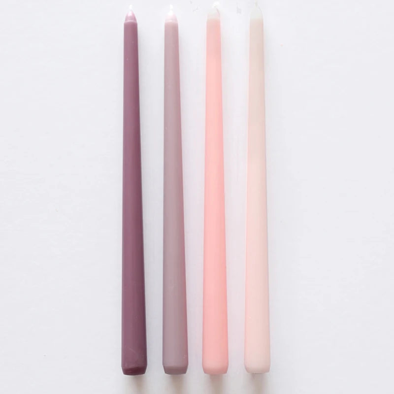 Bougies Coniques Nuance Rose