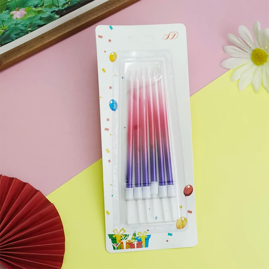 Bougies Dégradées Rose Violet