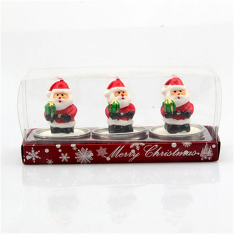 Bougies Noël Décoratives Père Noël Mignon