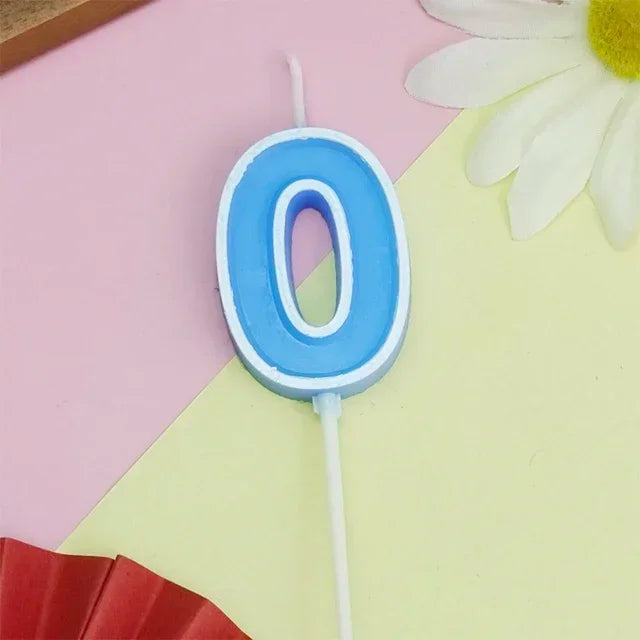 Bougies Numérique Bleu Zéro