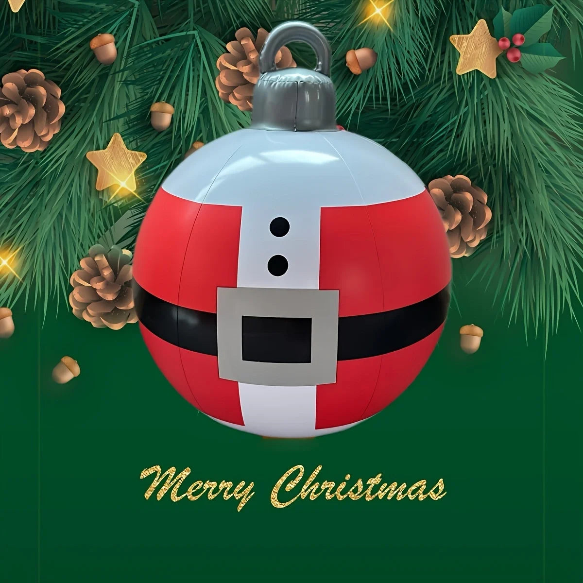 Boule XXL Gonflable Père Noël