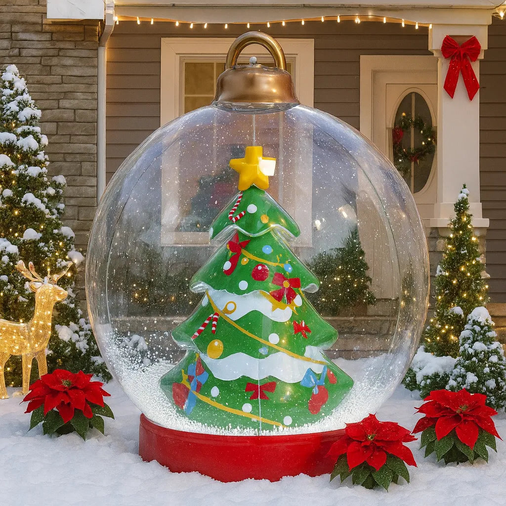 Boule de Noël Gonflable Géante chic