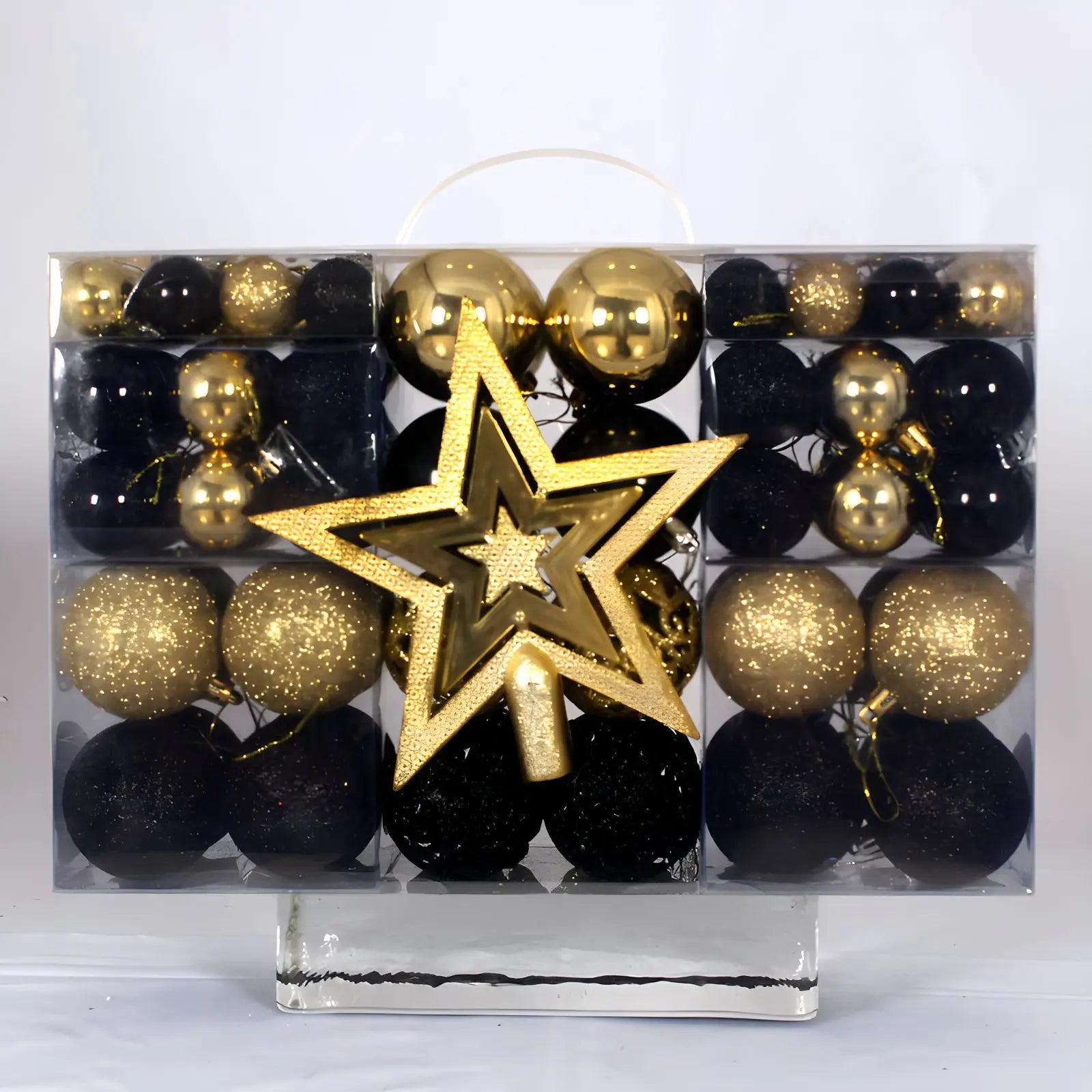 Boule de Noël Noir et Or