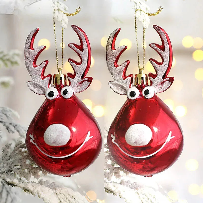 Boule de Noël Renne Rouge 2