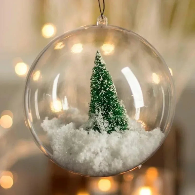 Boule de Noel Transparente Légère