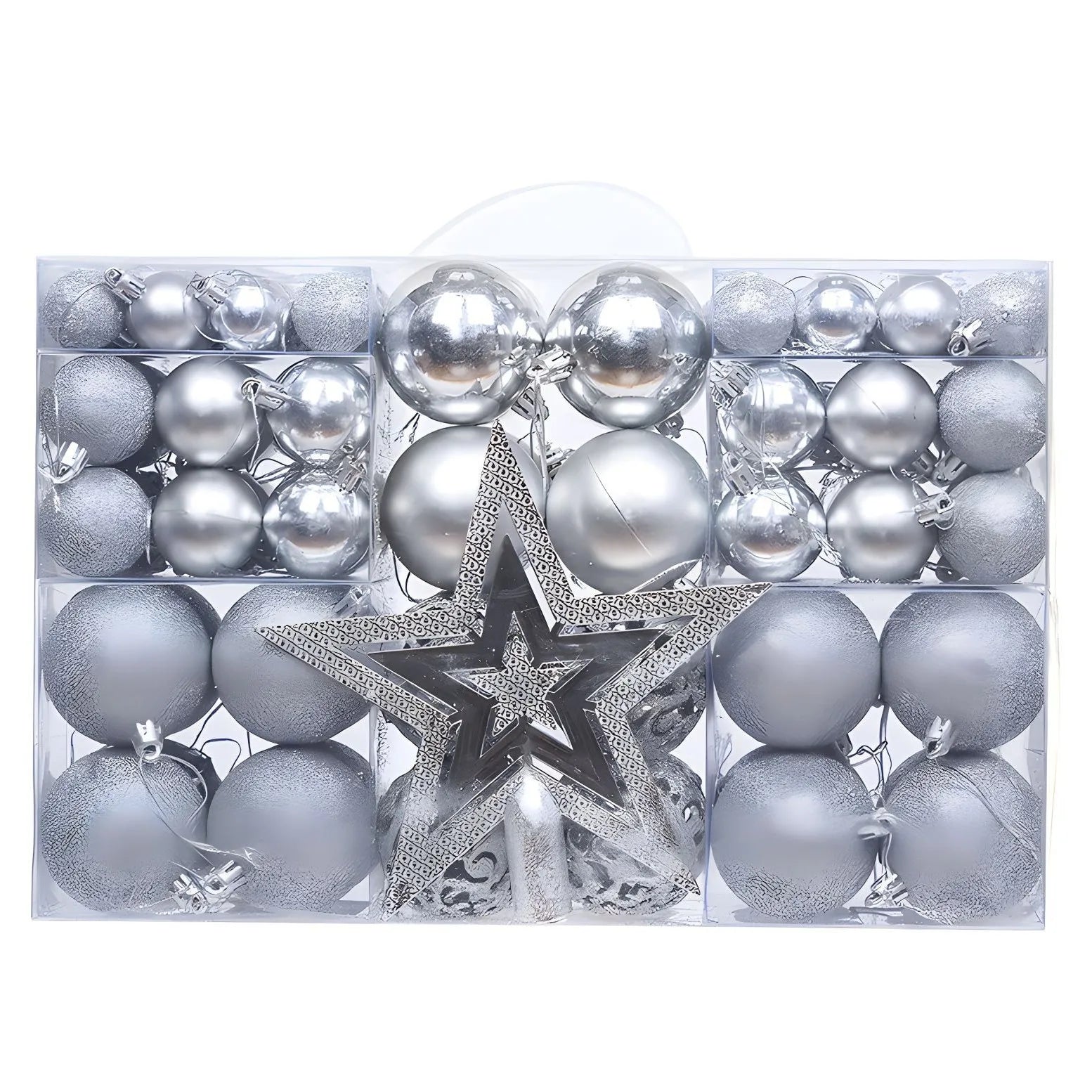 Boules de Noël Argentées