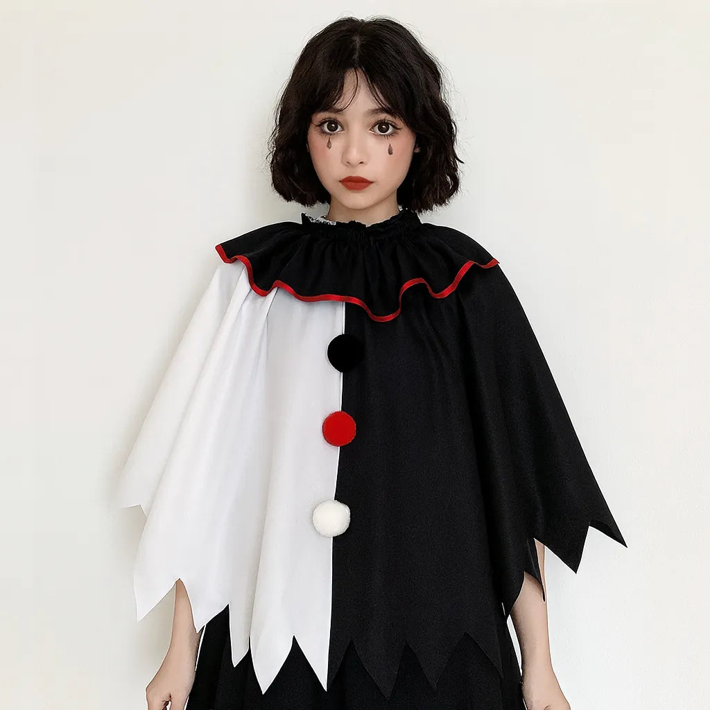 Cape Clown Noire et Blanche