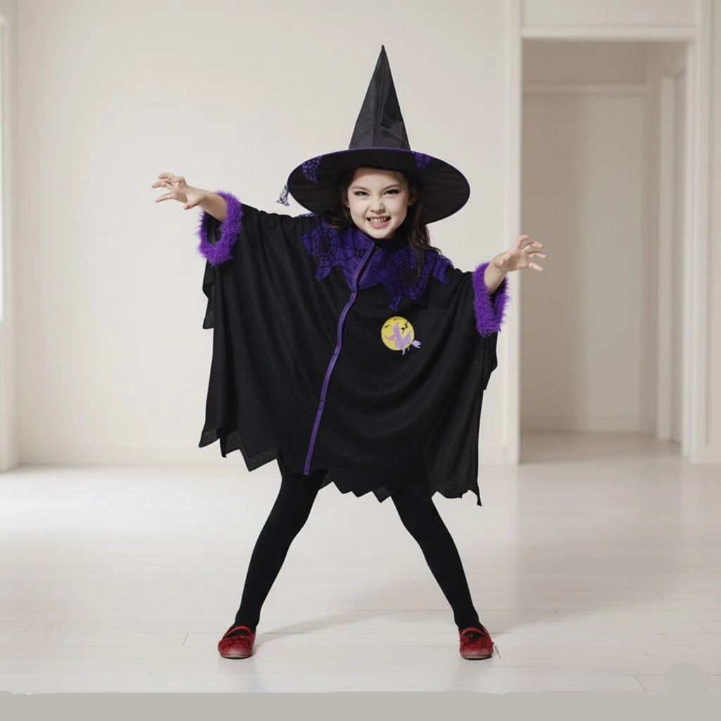 Cape de Sorcière pour Fillette