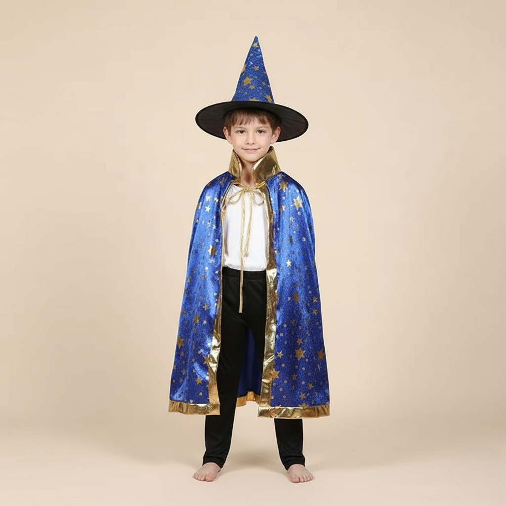 Cape et Chapeau Bleue