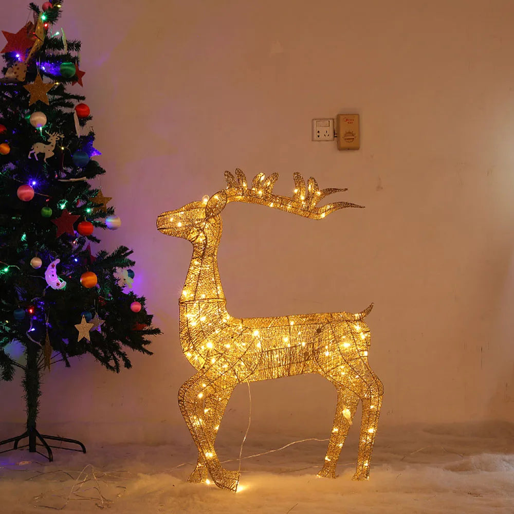 Cerf de Noël Décoratif Lumineux Stylé