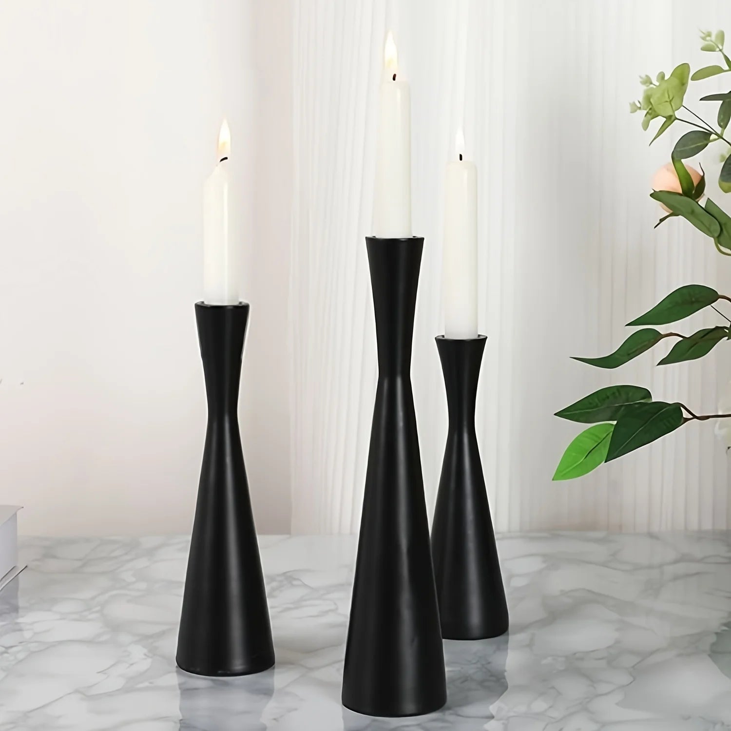 Chandelier Style Moderne Noël Noir Unique