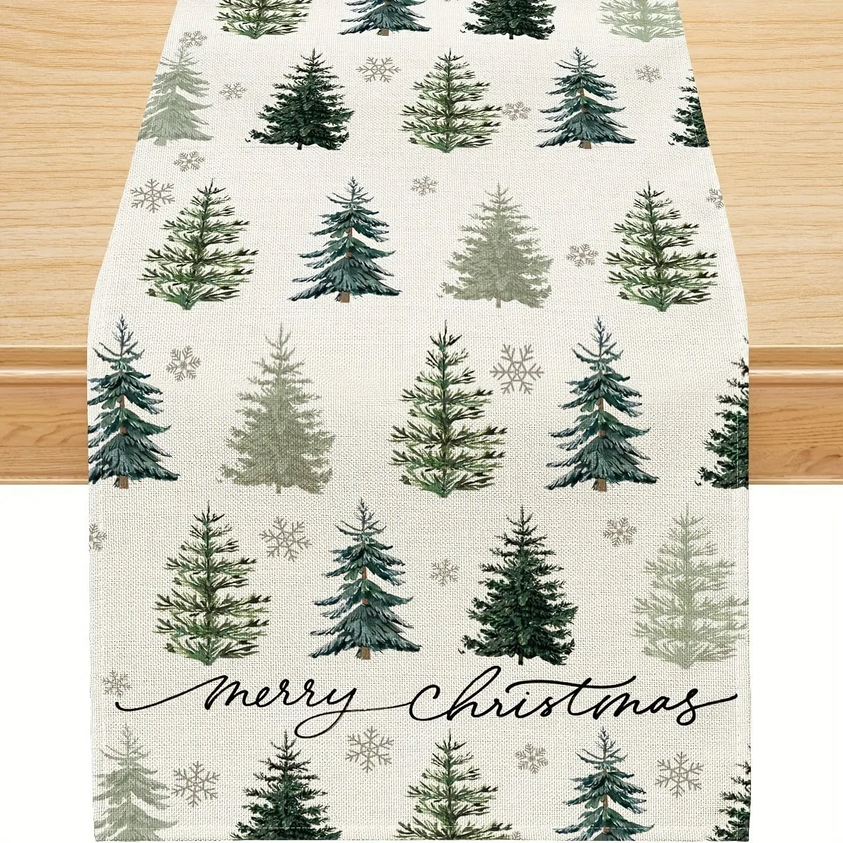 Chemin de Table Arbre de Noël Doux