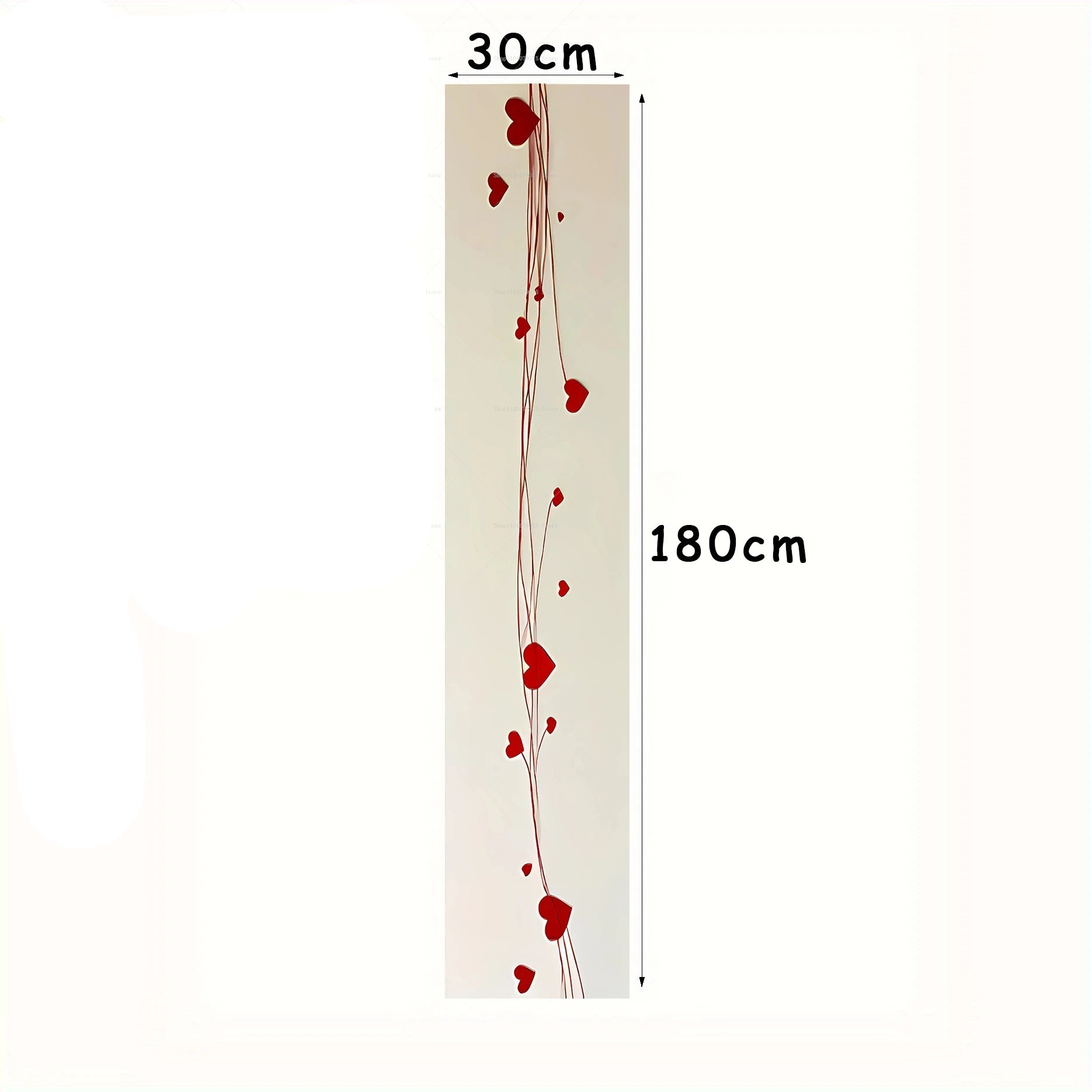 Chemin de Table Minimaliste à Cœurs chic