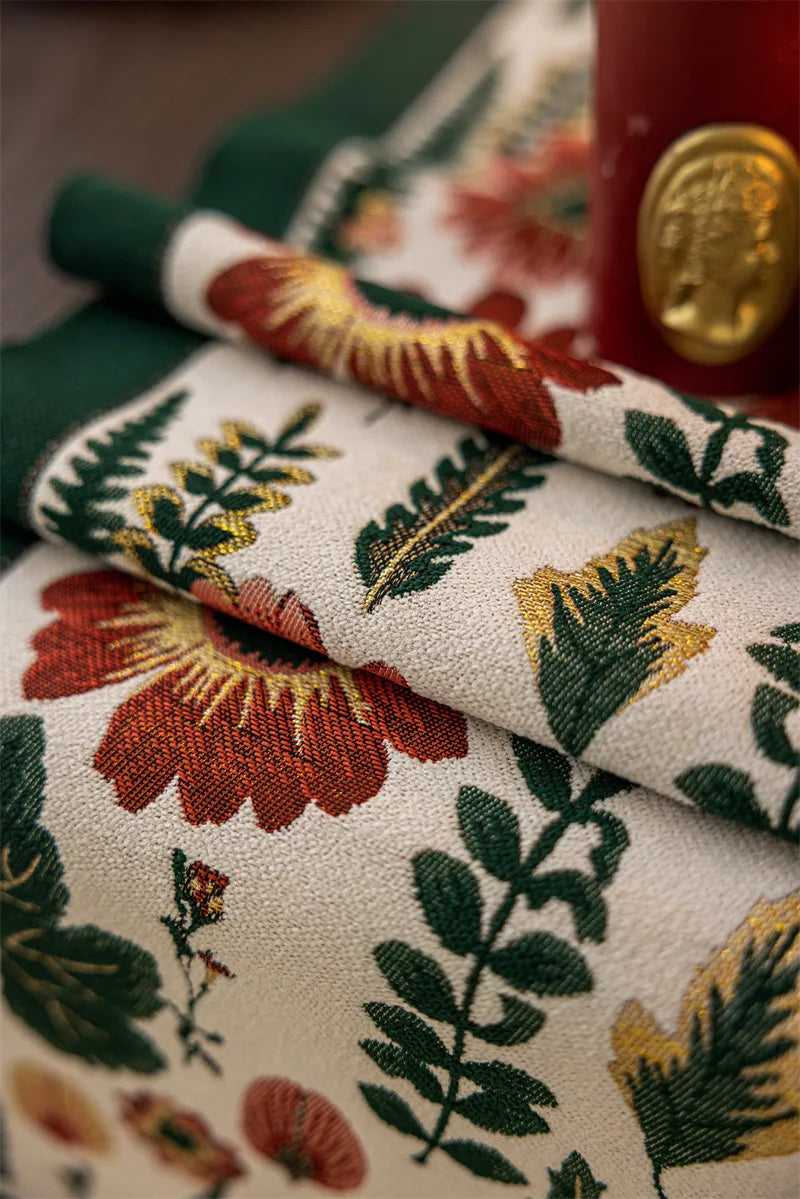 Chemin de Table Noël Vert et Bleu