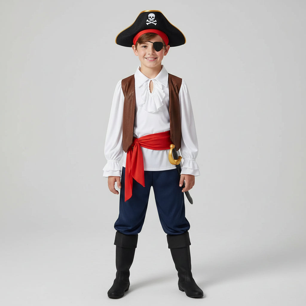 Chemise Blanche Pirate Enfant