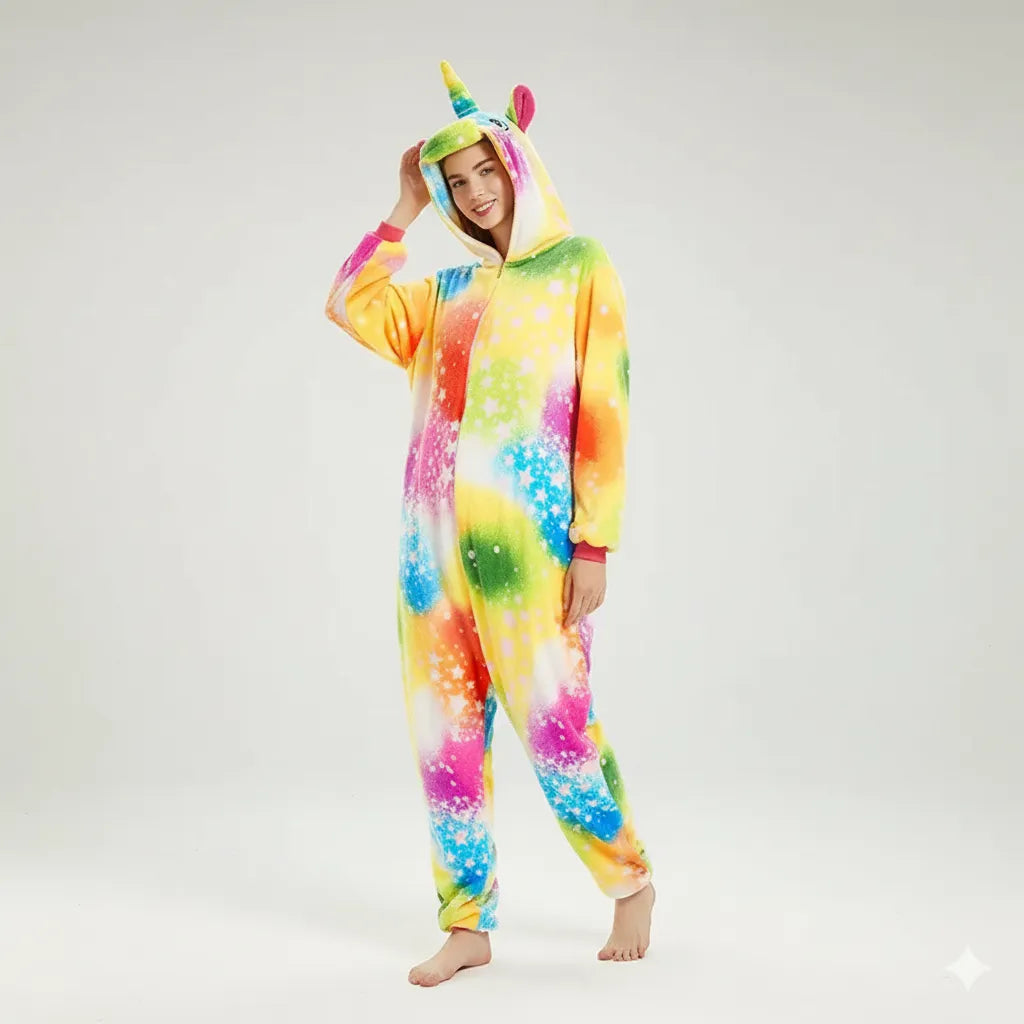 Combinaison Licorne Jaune Coloré