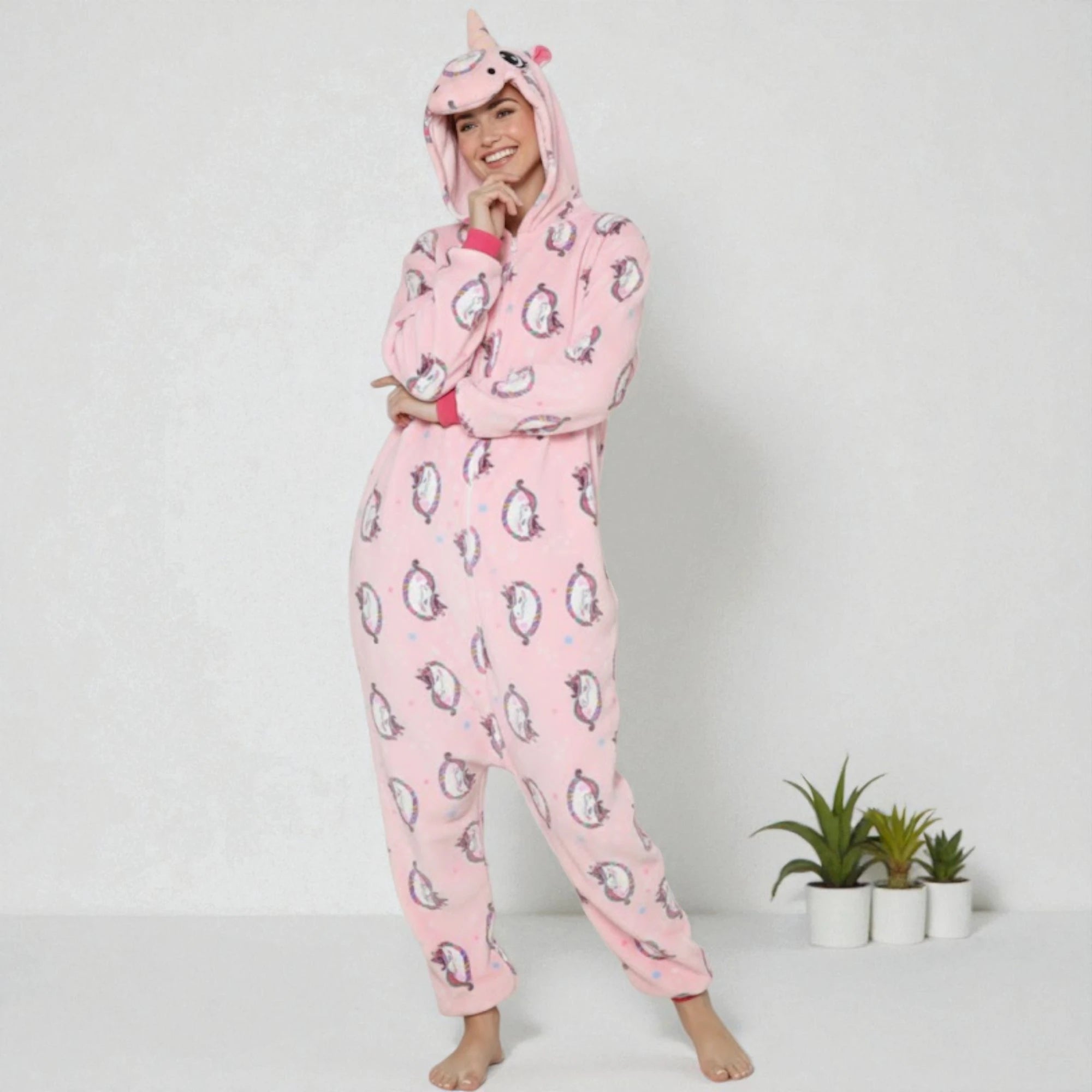 Combinaison Licorne Rose Confortable