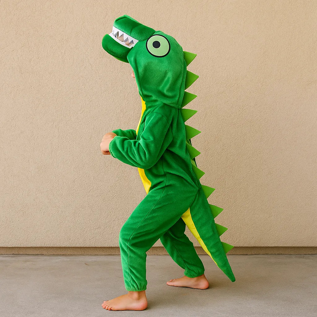 Combinaison Verte Dinosaure Adulte