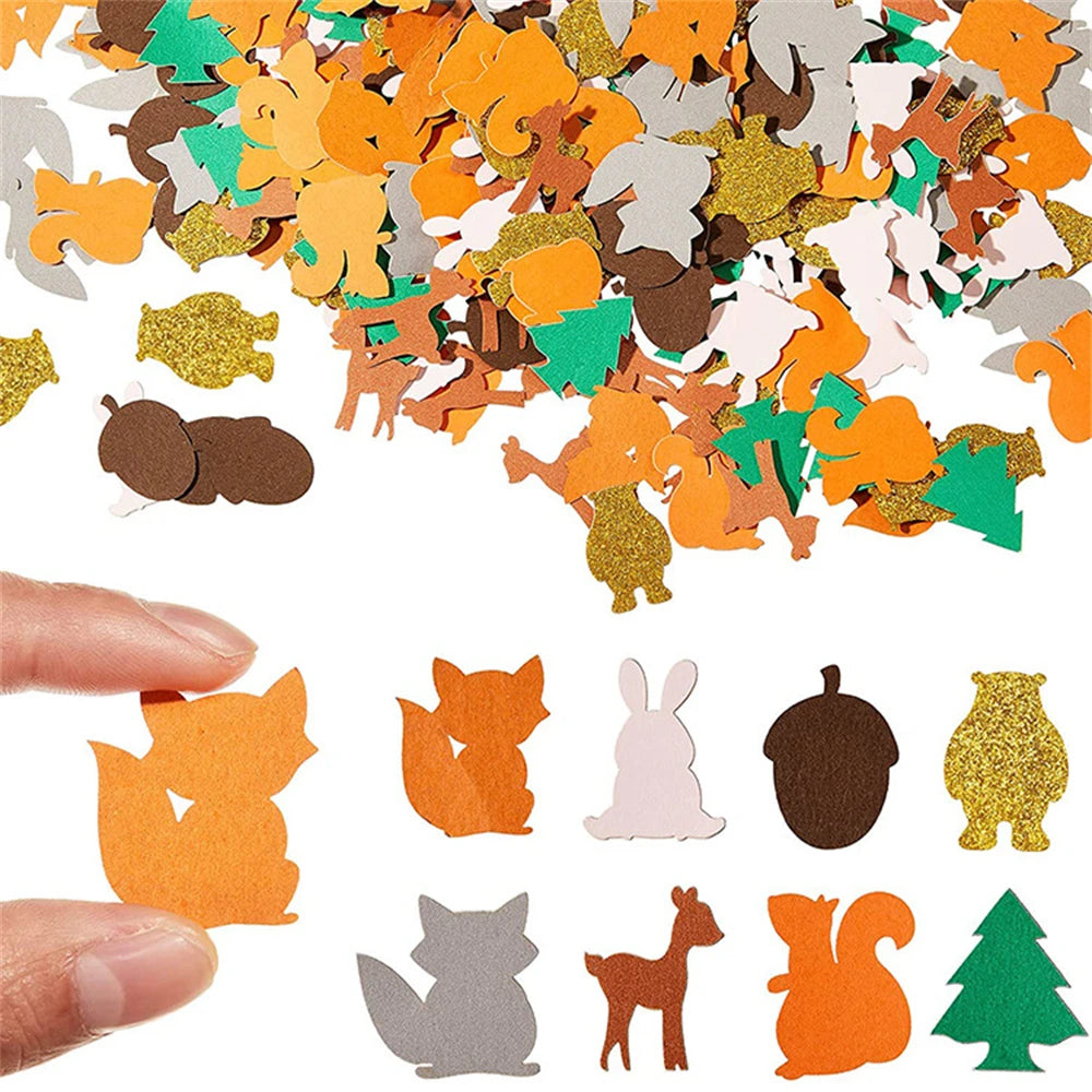 Confettis Anniversaire Forêt Uniques